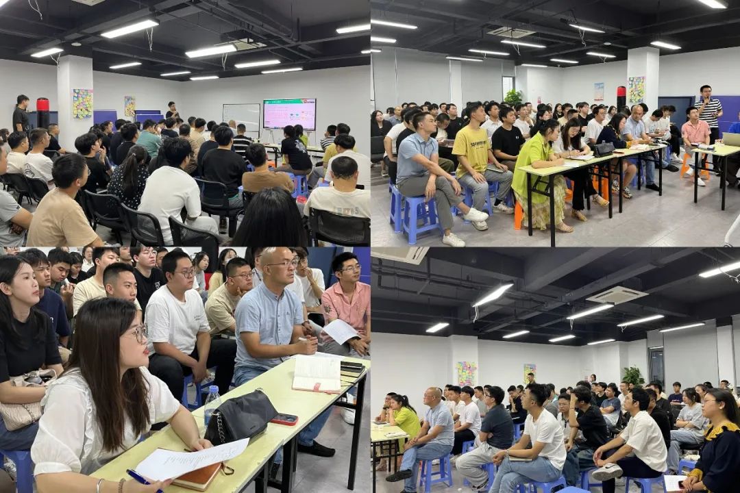 伙伴們很認(rèn)真地聆聽，并進(jìn)行記錄